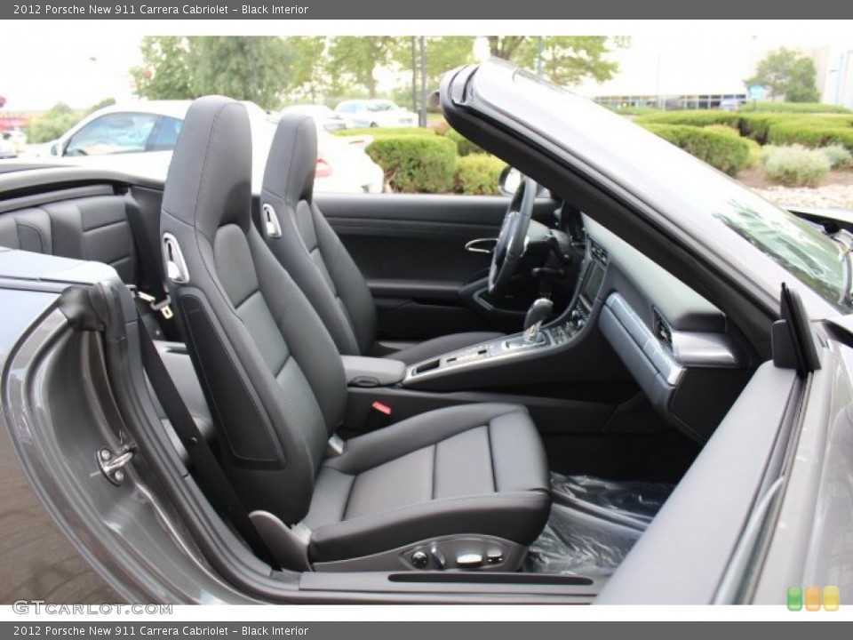 Black Interior Photo for the 2012 Porsche New 911 Carrera Cabriolet #68178810