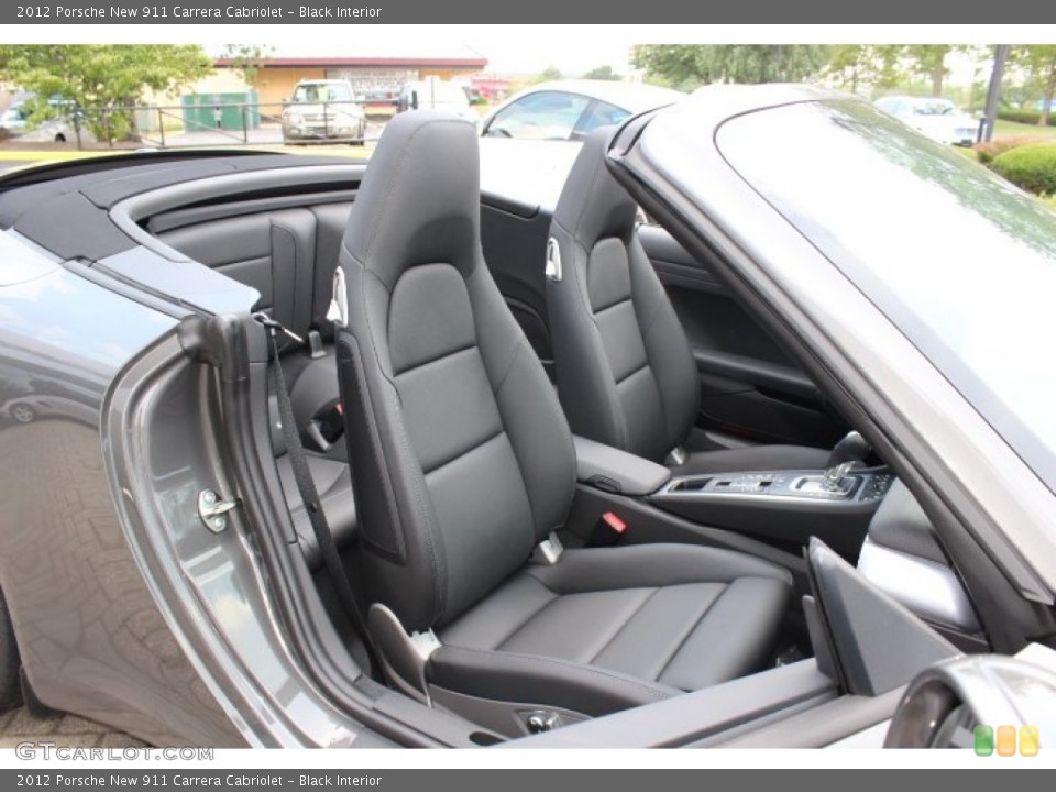 Black Interior Photo for the 2012 Porsche New 911 Carrera Cabriolet #68178819