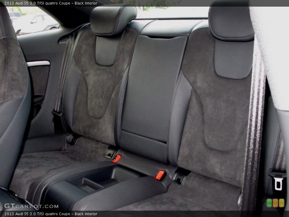Black Interior Rear Seat for the 2013 Audi S5 3.0 TFSI quattro Coupe #68178948
