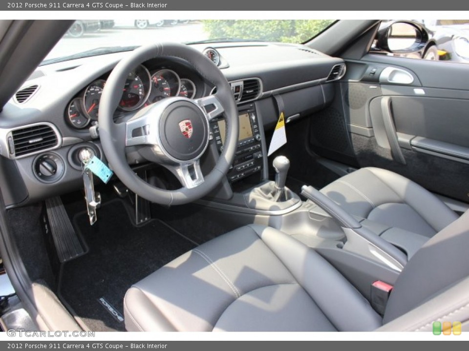 Black Interior Photo for the 2012 Porsche 911 Carrera 4 GTS Coupe #68178951