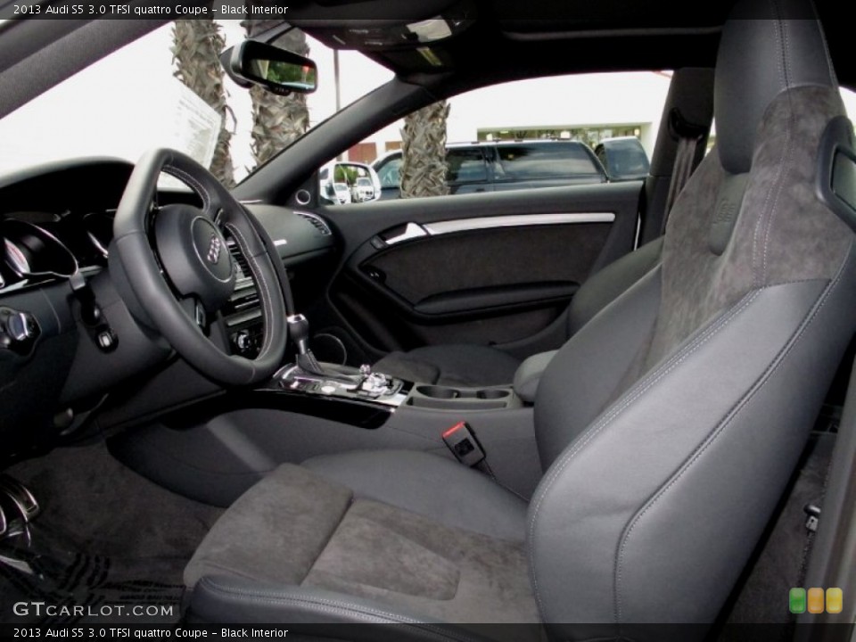 Black Interior Front Seat for the 2013 Audi S5 3.0 TFSI quattro Coupe #68178957