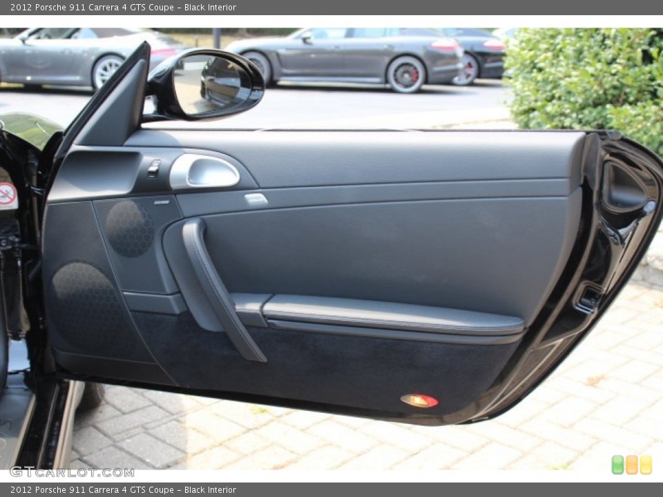 Black Interior Door Panel for the 2012 Porsche 911 Carrera 4 GTS Coupe #68179047