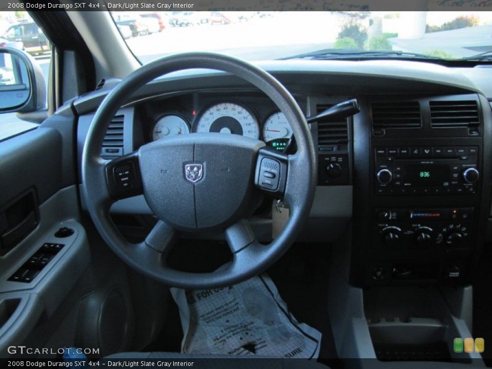 Dark/Light Slate Gray Interior Steering Wheel for the 2008 Dodge Durango SXT 4x4 #68182002