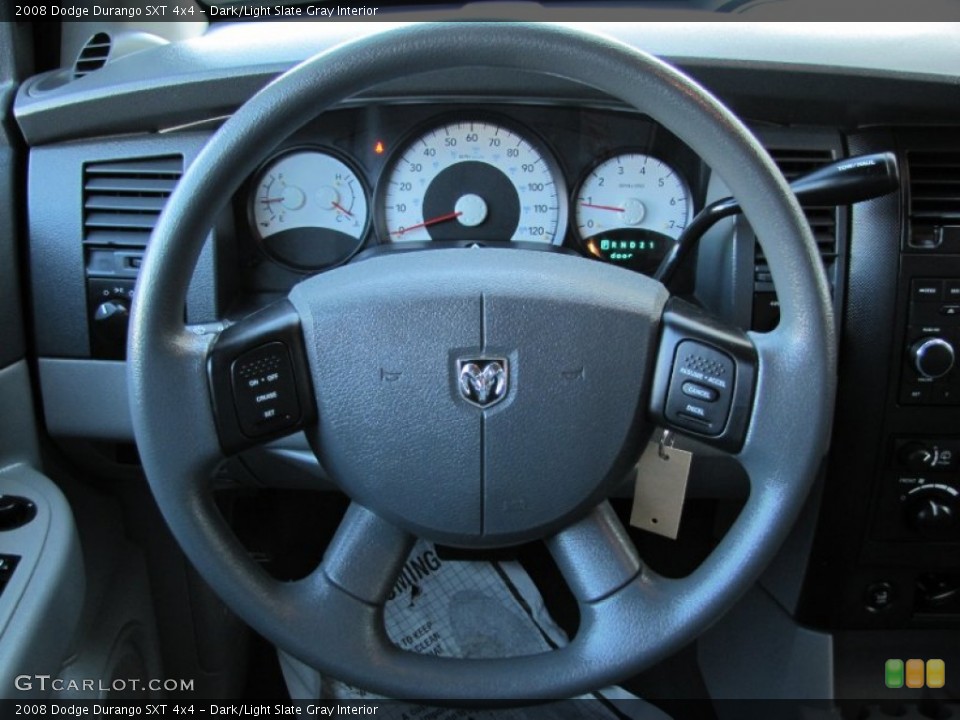 Dark/Light Slate Gray Interior Steering Wheel for the 2008 Dodge Durango SXT 4x4 #68182020