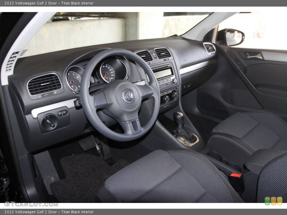Titan Black Interior Photo for the 2013 Volkswagen Golf 2 Door #68182947