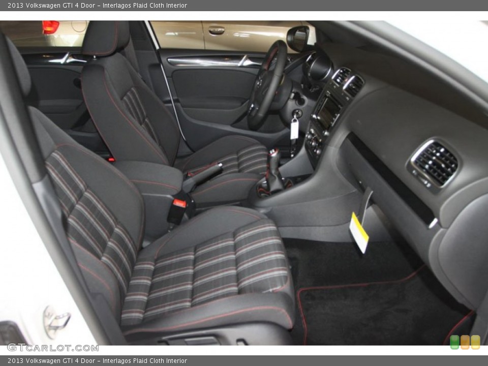Interlagos Plaid Cloth Interior Photo for the 2013 Volkswagen GTI 4 Door #68183541