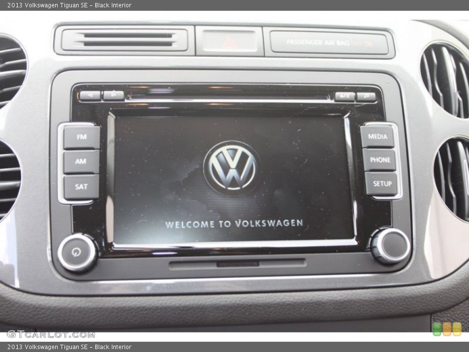 Black Interior Controls for the 2013 Volkswagen Tiguan SE #68183733