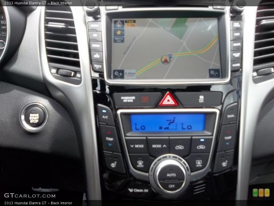 Black Interior Navigation for the 2013 Hyundai Elantra GT #68184001
