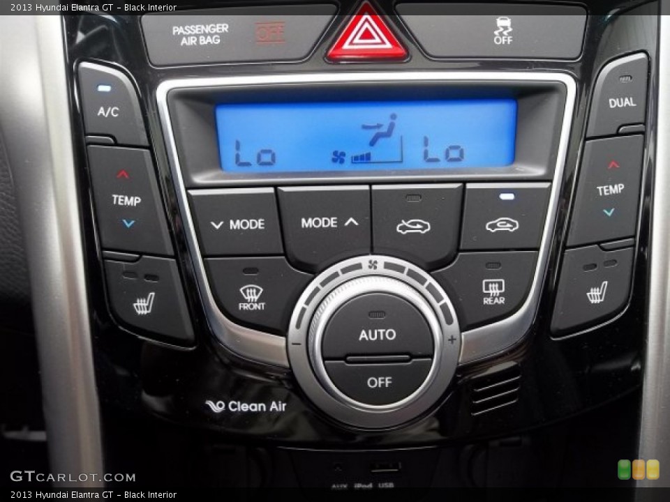 Black Interior Controls for the 2013 Hyundai Elantra GT #68184021