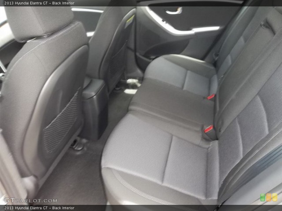 Black Interior Rear Seat for the 2013 Hyundai Elantra GT #68184129