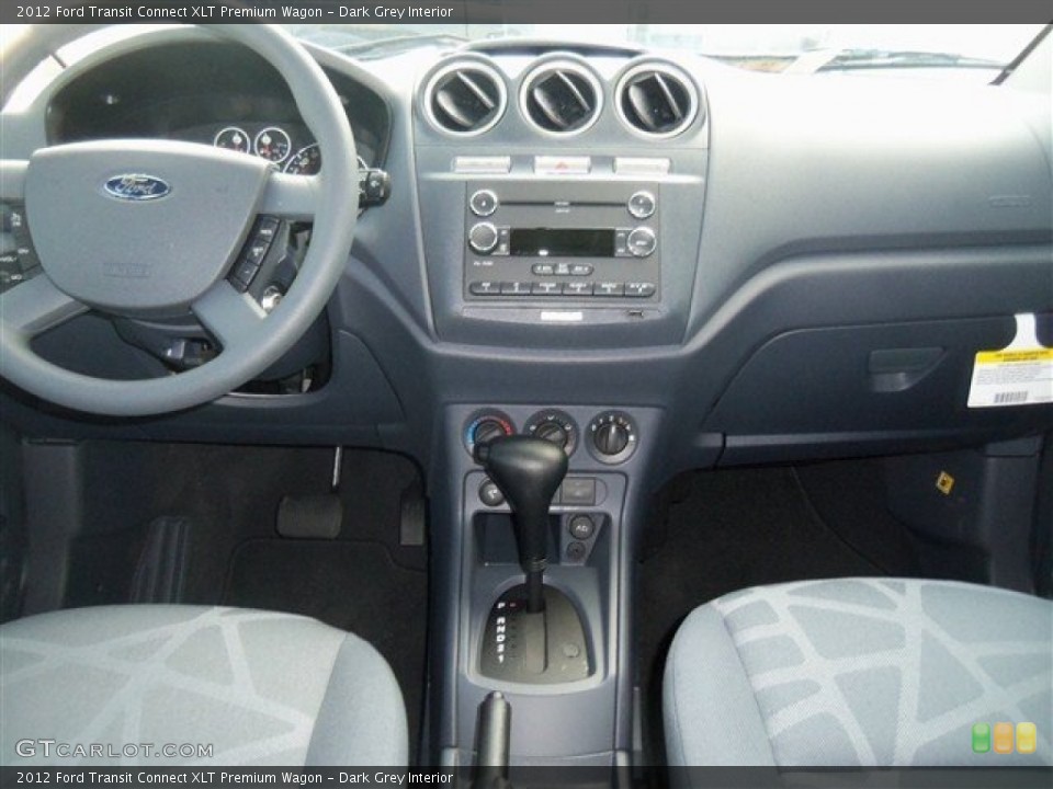 Dark Grey Interior Dashboard for the 2012 Ford Transit Connect XLT Premium Wagon #68188389
