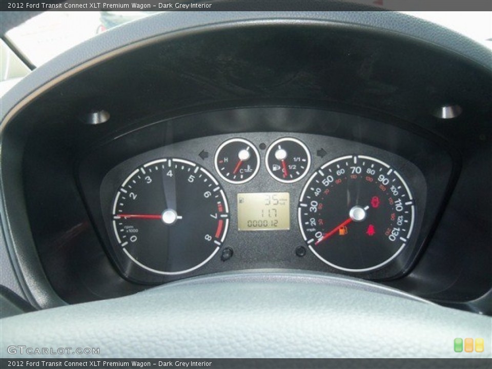 Dark Grey Interior Gauges for the 2012 Ford Transit Connect XLT Premium Wagon #68188407