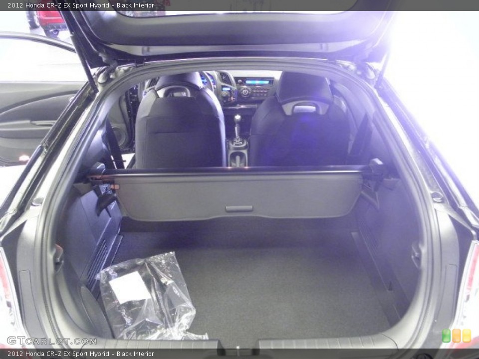 Black Interior Trunk for the 2012 Honda CR-Z EX Sport Hybrid #68191702