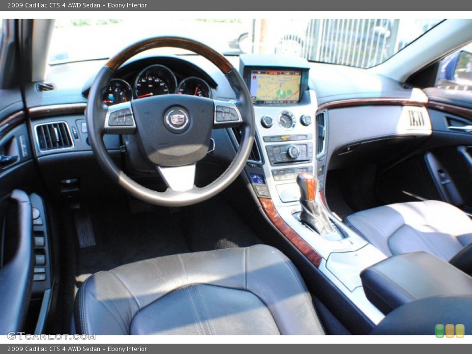 Ebony Interior Prime Interior for the 2009 Cadillac CTS 4 AWD Sedan #68194137