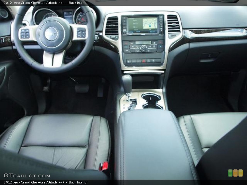 Black Interior Dashboard for the 2012 Jeep Grand Cherokee Altitude 4x4 #68195994
