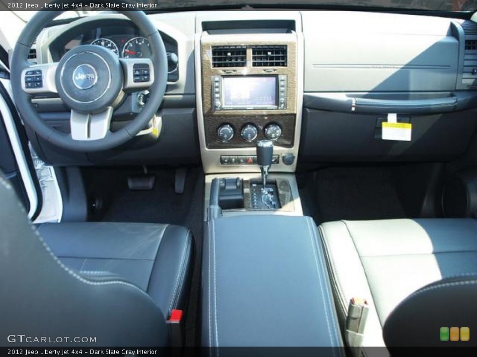 Dark Slate Gray Interior Dashboard for the 2012 Jeep Liberty Jet 4x4 #68196573