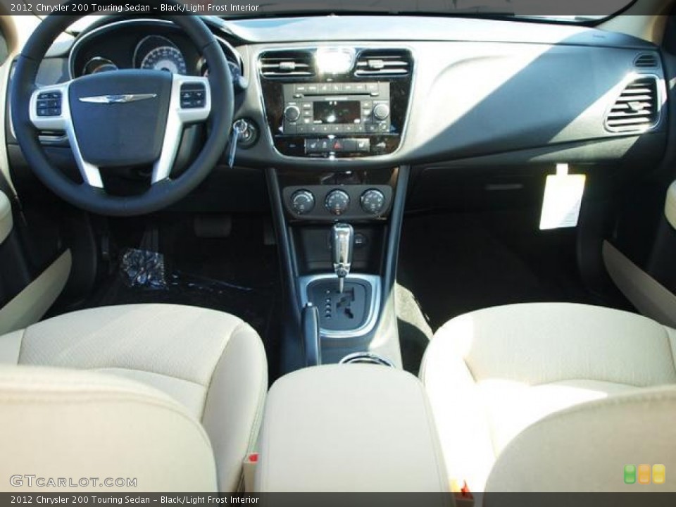 Black/Light Frost Interior Dashboard for the 2012 Chrysler 200 Touring Sedan #68197455