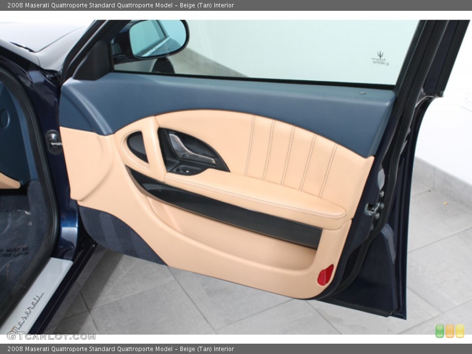 Beige (Tan) Interior Door Panel for the 2008 Maserati Quattroporte  #68200812