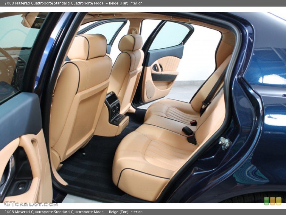 Beige (Tan) Interior Rear Seat for the 2008 Maserati Quattroporte  #68200866