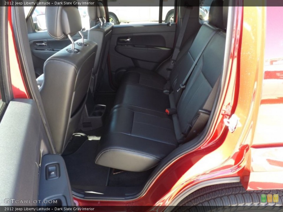 Dark Slate Gray Interior Rear Seat for the 2012 Jeep Liberty Latitude #68201631