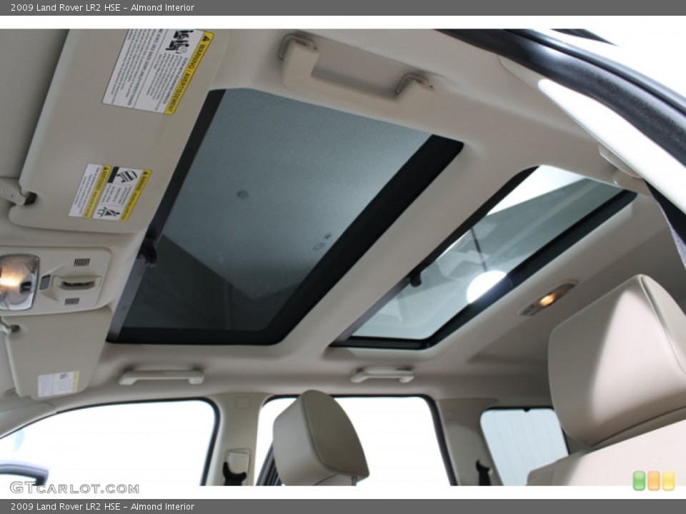 Almond Interior Sunroof for the 2009 Land Rover LR2 HSE #68201757