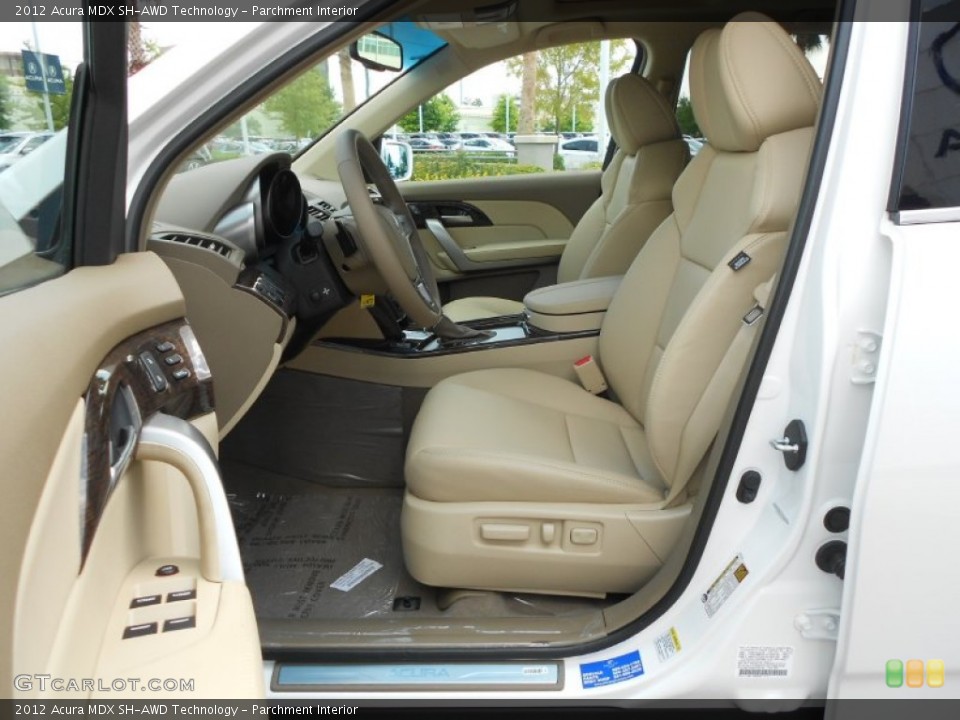 Parchment Interior Front Seat for the 2012 Acura MDX SH-AWD Technology #68201835
