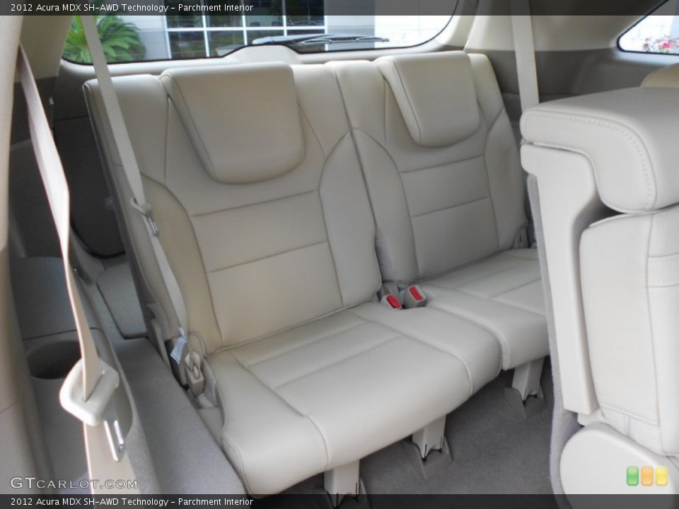 Parchment Interior Rear Seat for the 2012 Acura MDX SH-AWD Technology #68201865