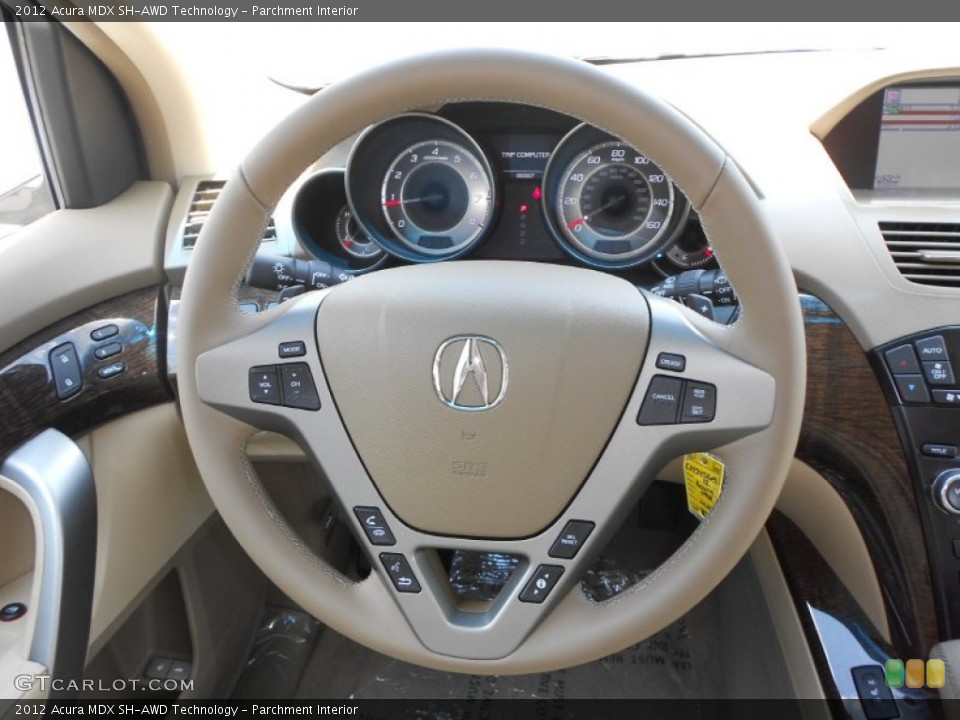 Parchment Interior Steering Wheel for the 2012 Acura MDX SH-AWD Technology #68201885