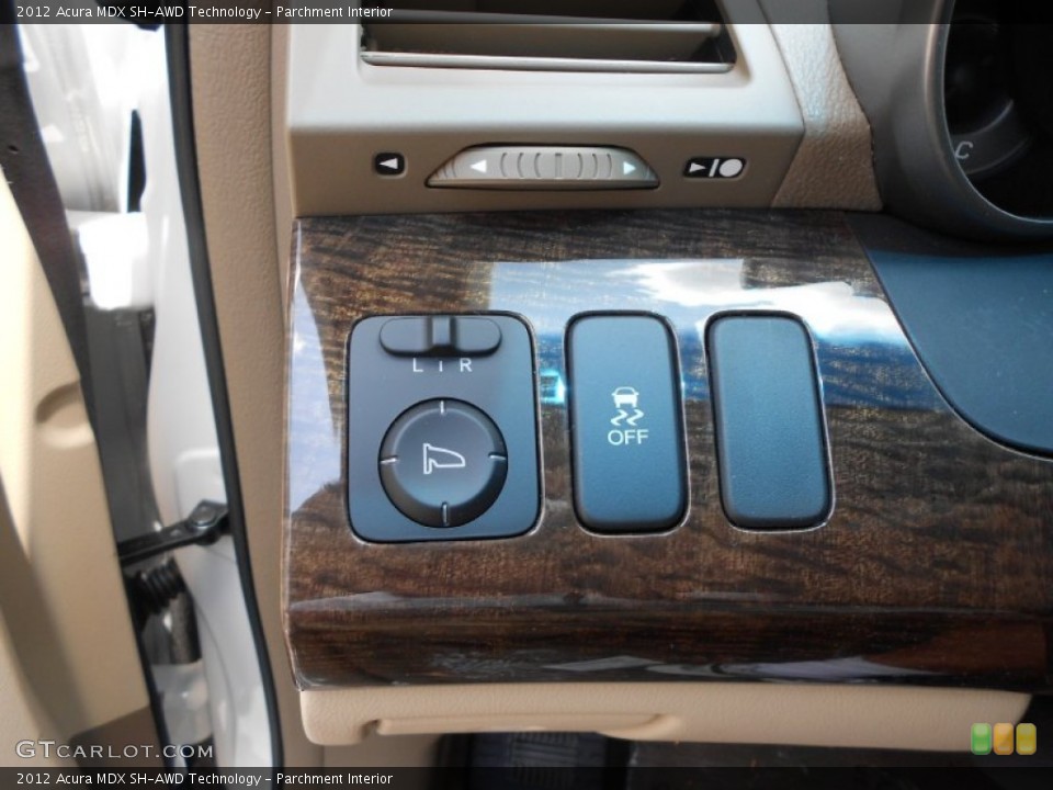 Parchment Interior Controls for the 2012 Acura MDX SH-AWD Technology #68201934