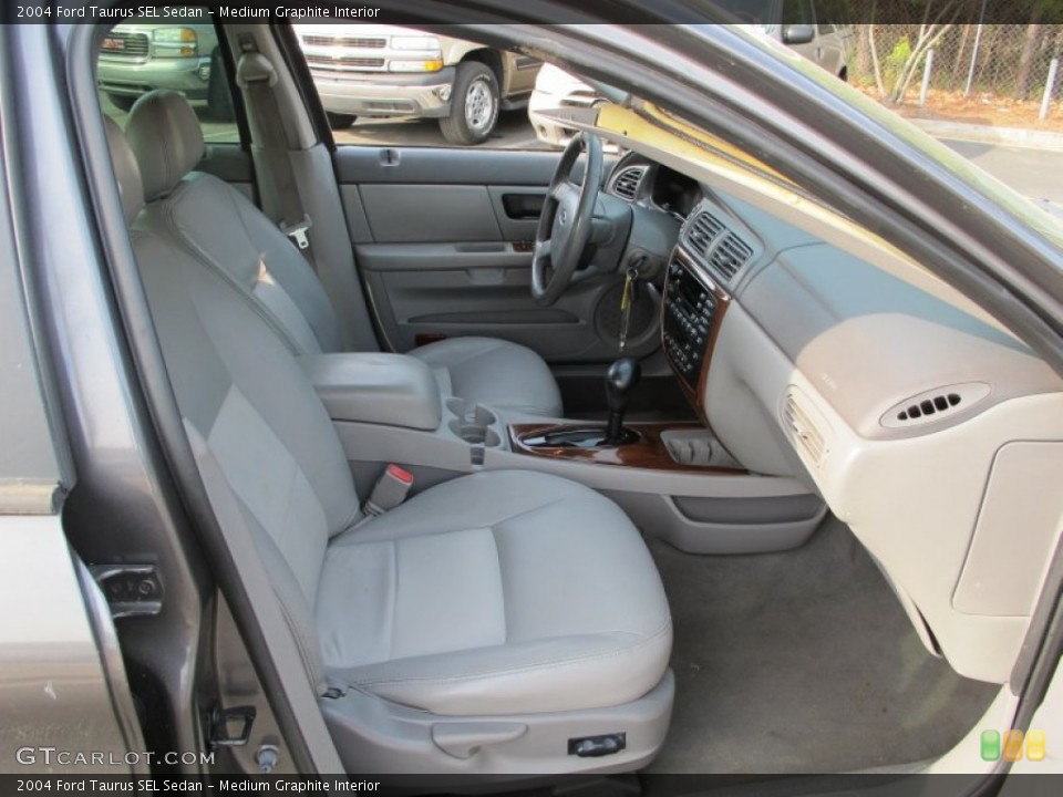 Medium Graphite Interior Front Seat for the 2004 Ford Taurus SEL Sedan #68204576