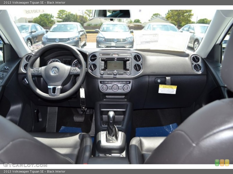 Black Interior Dashboard for the 2013 Volkswagen Tiguan SE #68208648