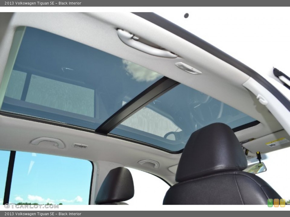 Black Interior Sunroof for the 2013 Volkswagen Tiguan SE #68208654