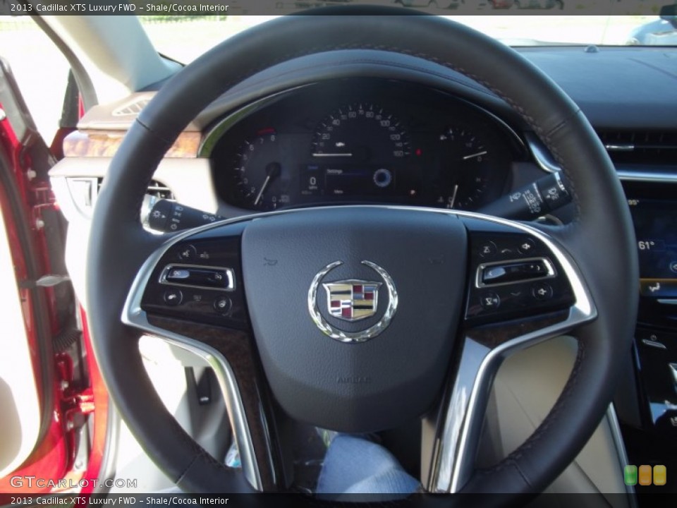 Shale/Cocoa Interior Steering Wheel for the 2013 Cadillac XTS Luxury FWD #68209803