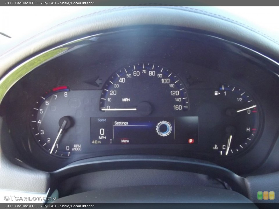 Shale/Cocoa Interior Gauges for the 2013 Cadillac XTS Luxury FWD #68209809
