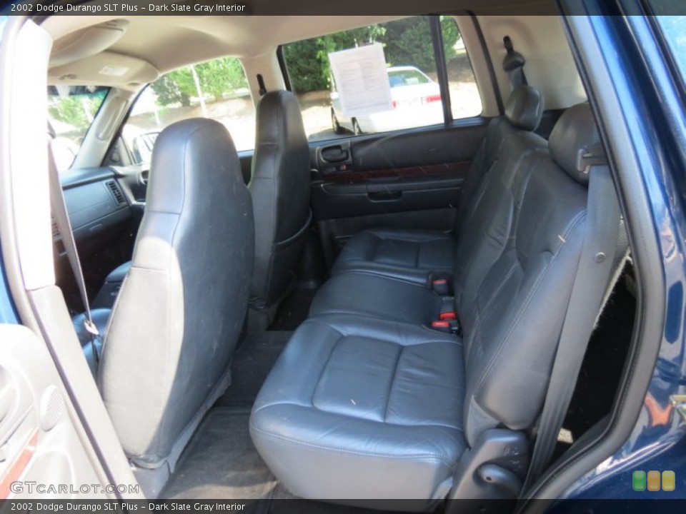 Dark Slate Gray Interior Rear Seat for the 2002 Dodge Durango SLT Plus #68209992