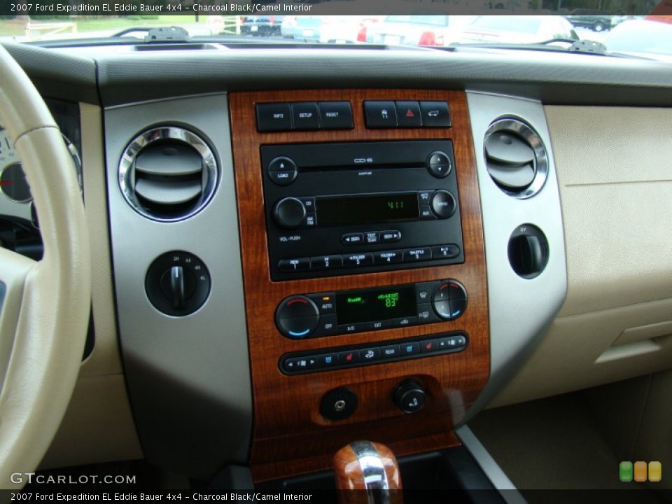 Charcoal Black/Camel Interior Controls for the 2007 Ford Expedition EL Eddie Bauer 4x4 #68212554
