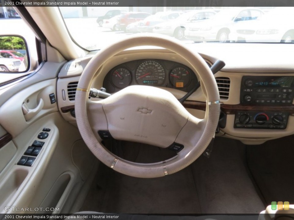 Neutral Interior Steering Wheel for the 2001 Chevrolet Impala  #68215071