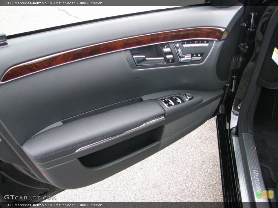 Black Interior Door Panel for the 2013 Mercedes-Benz S 550 4Matic Sedan #68215308