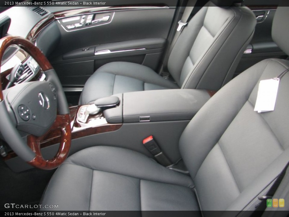 Black Interior Photo for the 2013 Mercedes-Benz S 550 4Matic Sedan #68215314