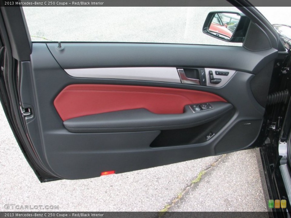 Red/Black Interior Door Panel for the 2013 Mercedes-Benz C 250 Coupe #68215364