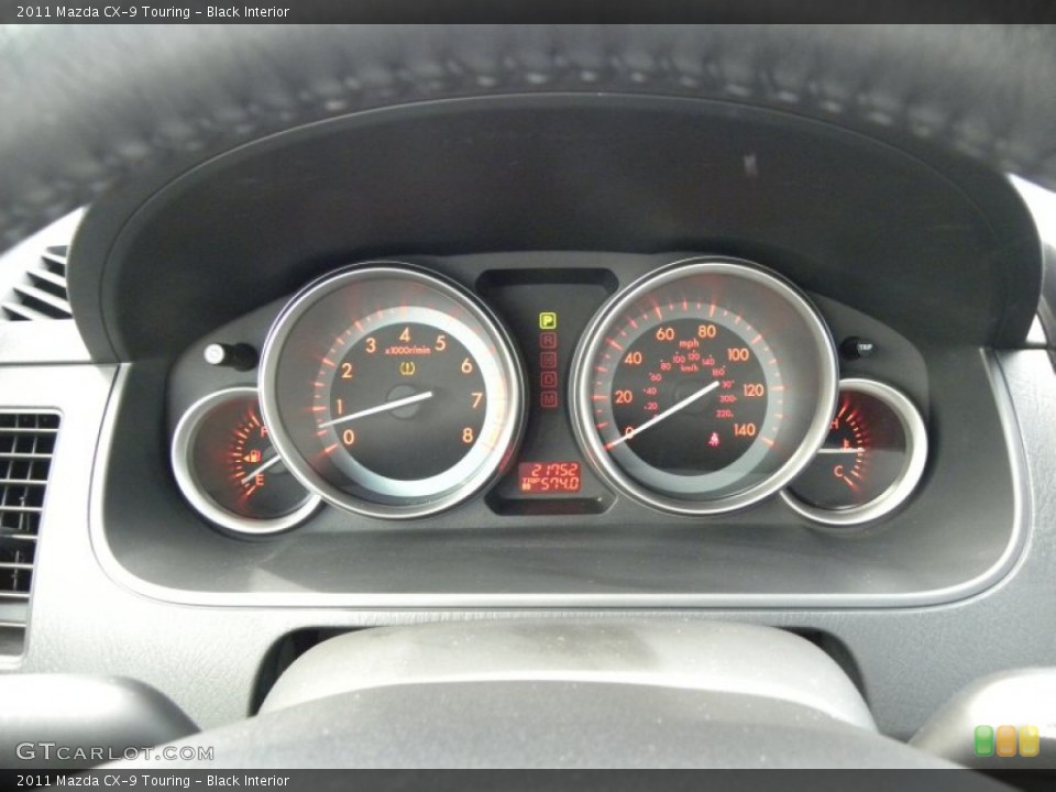Black Interior Gauges for the 2011 Mazda CX-9 Touring #68215587