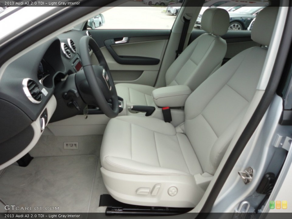 Light Gray Interior Front Seat for the 2013 Audi A3 2.0 TDI #68216925