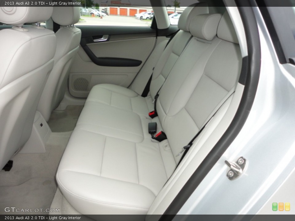 Light Gray Interior Rear Seat for the 2013 Audi A3 2.0 TDI #68216931