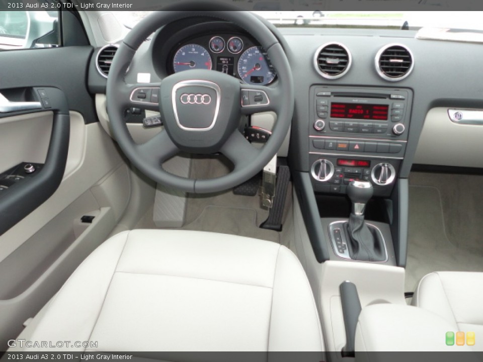 Light Gray Interior Dashboard for the 2013 Audi A3 2.0 TDI #68216934