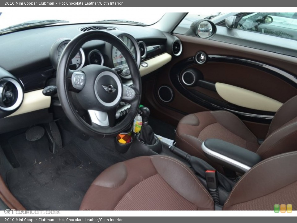 Hot Chocolate Leather/Cloth Interior Prime Interior for the 2010 Mini Cooper Clubman #68217171