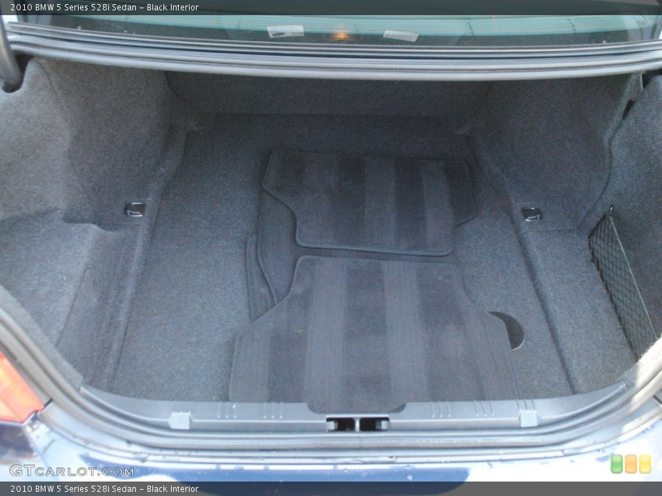 Black Interior Trunk for the 2010 BMW 5 Series 528i Sedan #68219037