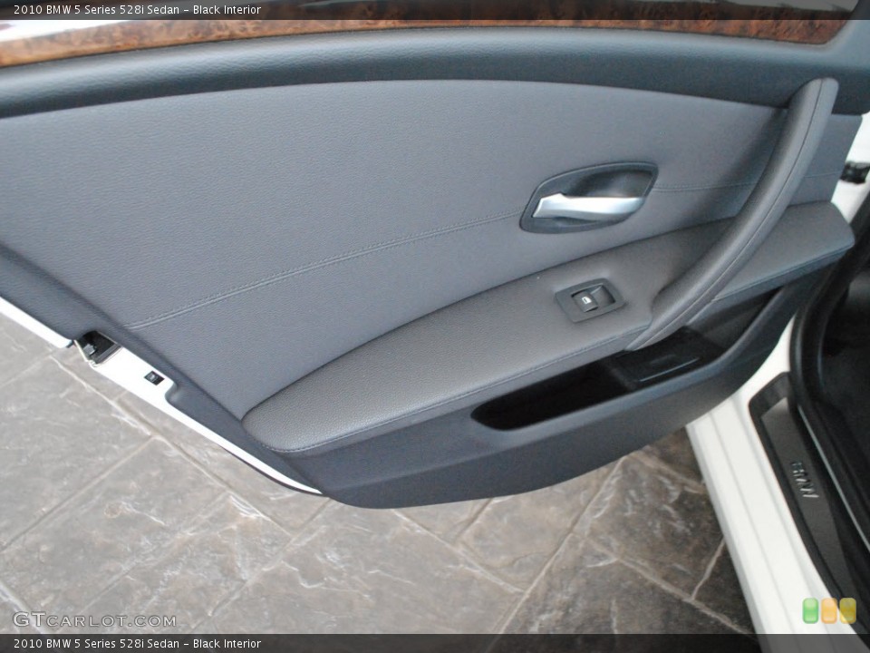 Black Interior Door Panel for the 2010 BMW 5 Series 528i Sedan #68219199