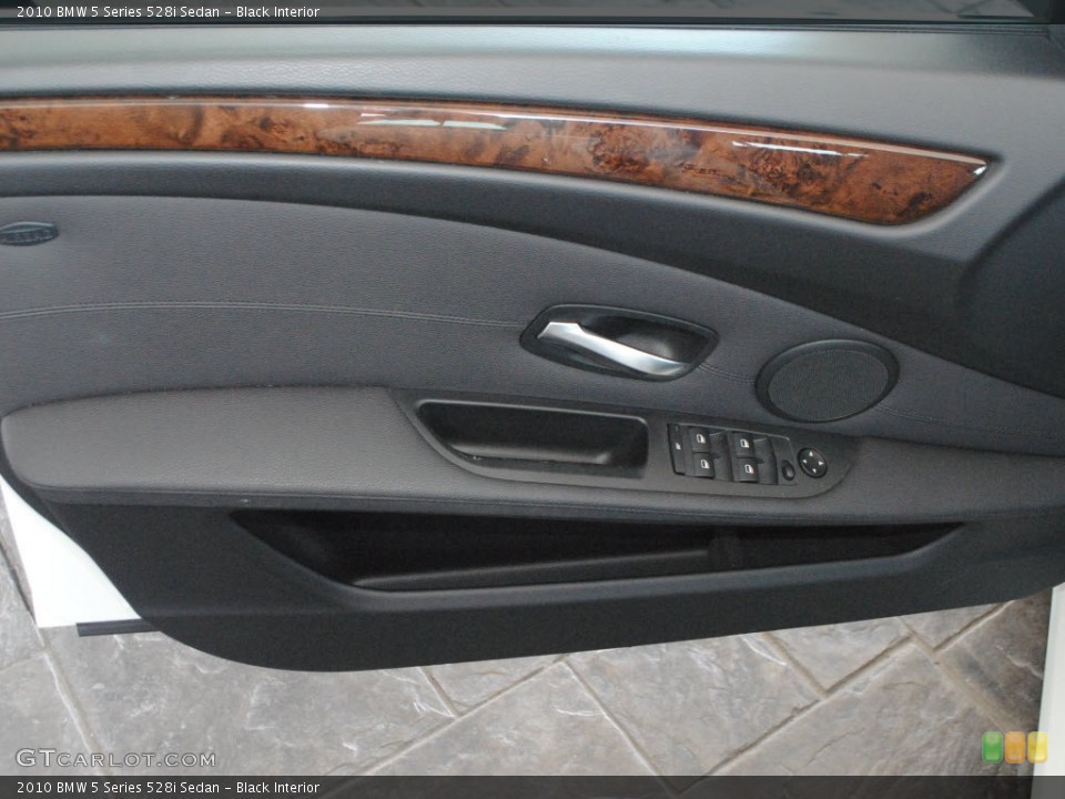 Black Interior Door Panel for the 2010 BMW 5 Series 528i Sedan #68219211