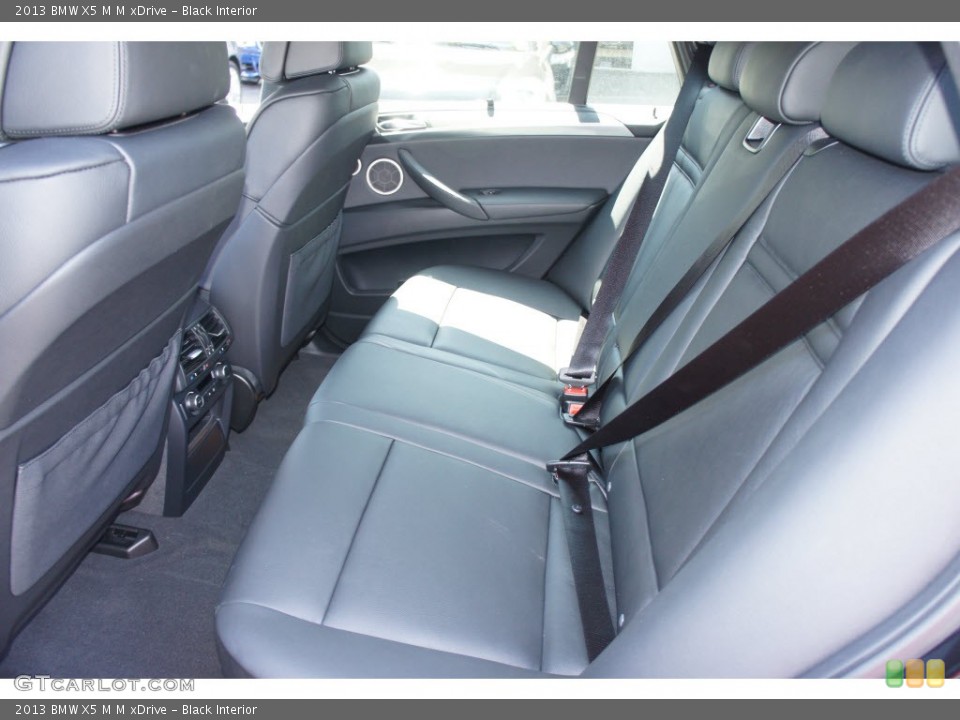 Black Interior Rear Seat for the 2013 BMW X5 M M xDrive #68219542