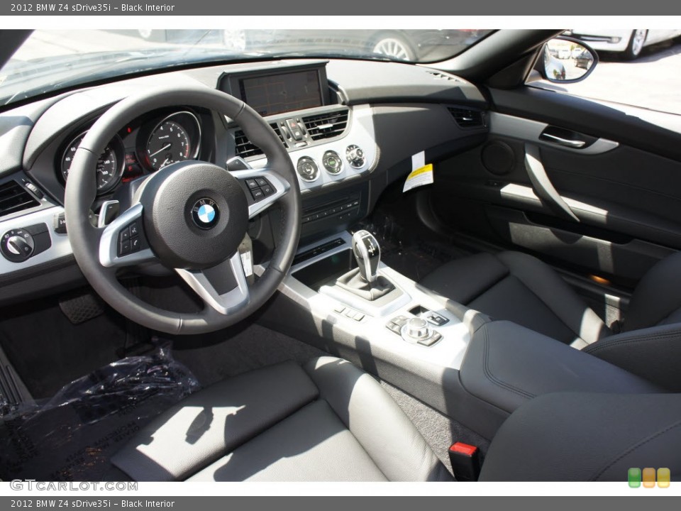 Black Interior Prime Interior for the 2012 BMW Z4 sDrive35i #68219692